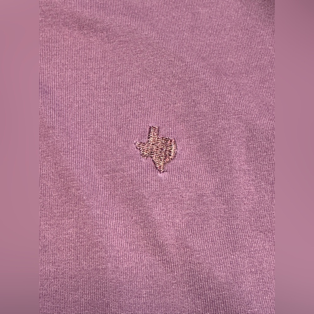 True Grit Men’s Polo Shirt Size Medium Burgundy Texas Logo - Picture 3 of 10
